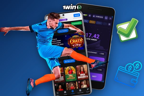 1Win affiliate weekly commission payout clock and PKR coins flowing into wallet