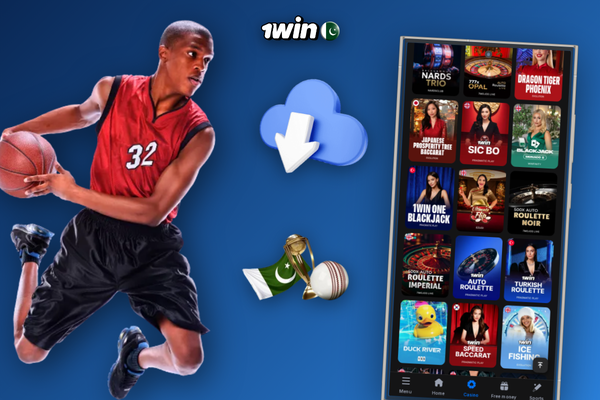 Android settings screen with Install Unknown Apps toggle enabled for the 1Win APK download