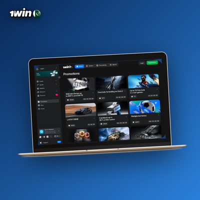 1Win PC shortcut icon opening the client in a dedicated desktop window