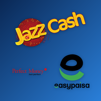 Easypaisa mobile wallet tile for instant PKR deposits at 1Win