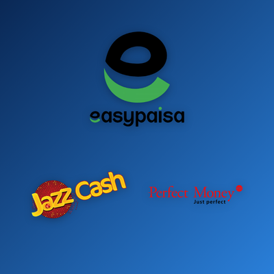 JazzCash mobile wallet tile for PKR deposits on 1Win PK