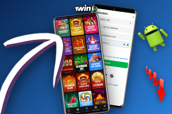 1Win account settings showing deposit limits and self-exclusion controls on mobile